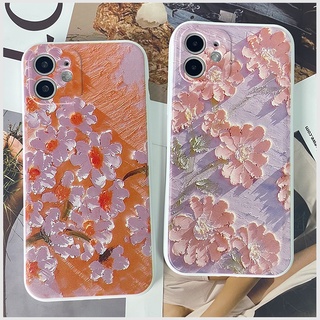 FOR XIAOMI 11 LITE 12LITE Redmi 12C 10C 10 9A 10A 9C 9T 7 8 9 NOTE6 NOTE7 NOTE8 NOTE9 9S NOTE10 NOTE11 NOTE12 S POCO X5 M5 M5S X3 M3 PRO Oil painting flower TPU soft case