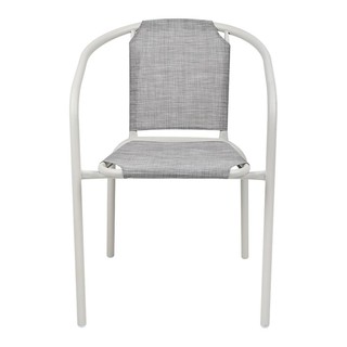 Chair table CHAIR SPRING CANDY TEXTILENE GRAY Outdoor furniture Garden decoration accessories โต๊ะ เก้าอี้ เก้าอี้ผ้า TE