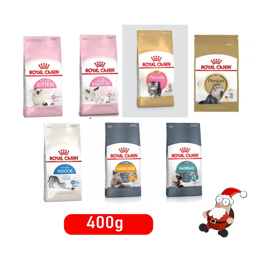 Royal canin 400g โรยัลคานิน kitten/ persian /hairball/ indoor/ hair/ skin/ baby cat