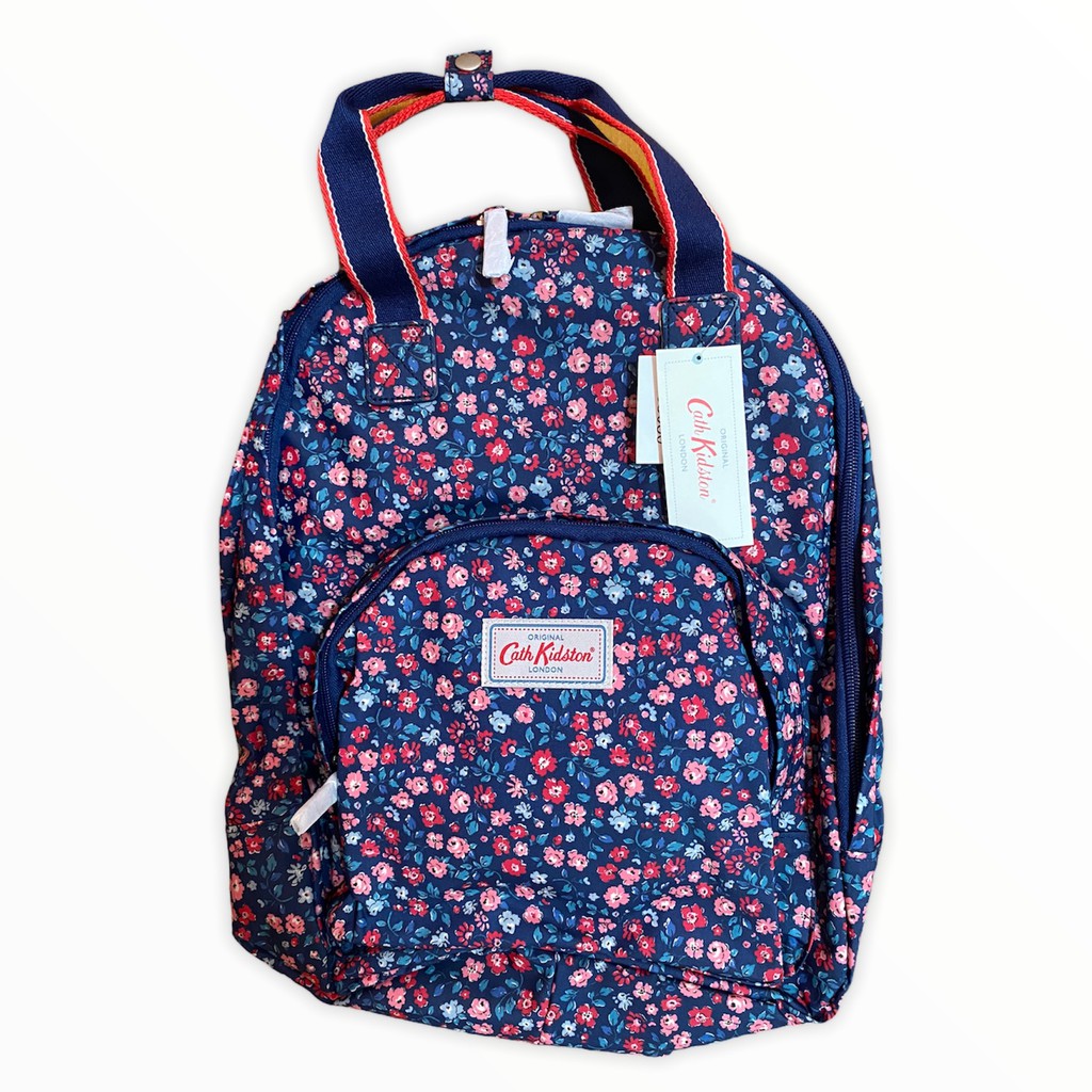 กระเป๋าเป้Cath Kidston Multi Pocket Backpack นำเข้าจากญี่ปุ่น แท้และใหม่
