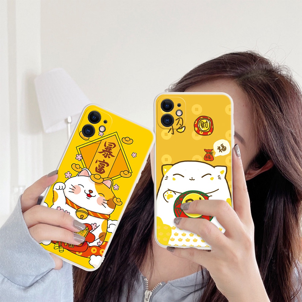 Infinix Note 10 11 Pro Hot 10 Play 10s 11s TPA Case Cute Cartoon Make A Ffortune Painted Phone Case For Tecno Camon 17 Pro 17P Spark 7 Pro Anti-drop Shockproof Pattern Back Shell #8
