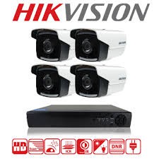 Hivision ชุด 4 กล้อง ความคมชัด 2MP IR 40M.