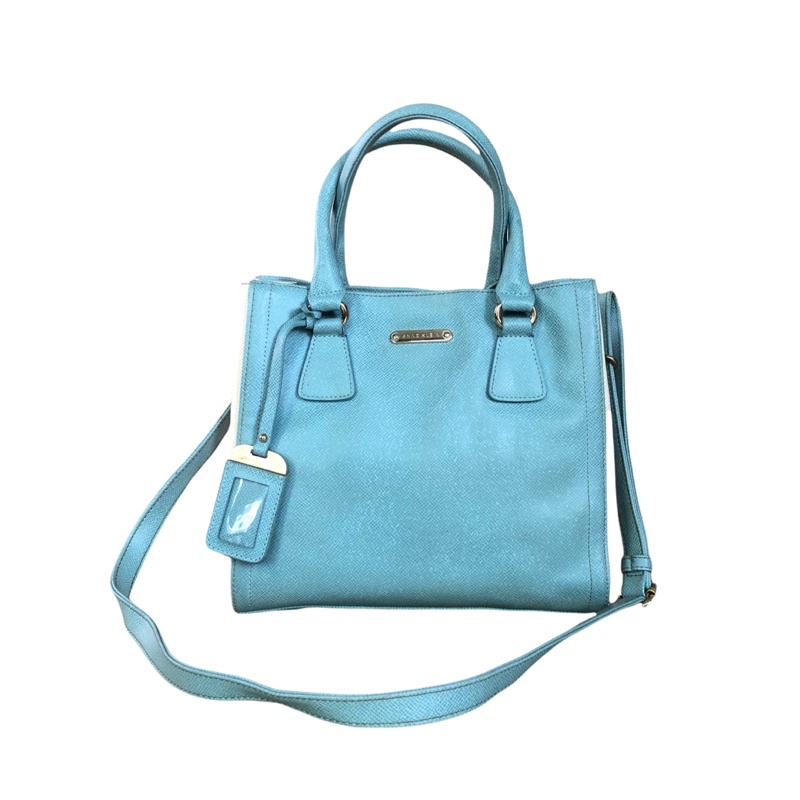 Anne Klein🧚🏼‍♀️2tone สีฟ้า-ครีม กระเป๋ามือสอง