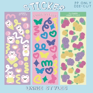 Sticker ตกแต่ง 3 แบบ (PP) DIE-CUT