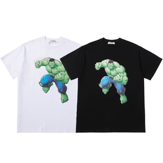 [COD]sell like hot cakesBalenciag-A เสื้อยืดลําลอง ผ้าฝ้าย แขนสั้น พิมพ์ลาย Hulk สไตล์คลาสสิก สําหรับทุกเพศ ทุกวัยS-5XL