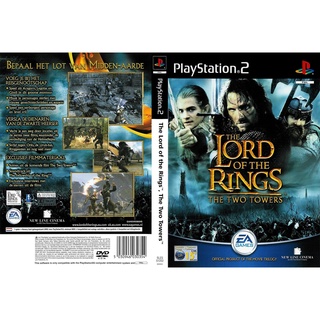 แผ่นเกมส์ PS2 Lord of the Rings, The - The Two Towers   คุณภาพ ส่งไว (DVD)