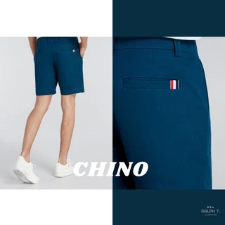 [เพิ่มสี] กางเกงขาสั้นผู้ชาย รุ่น London - RALPH T OFFICIAL กางเกงผู้ชาย สีขาว men shorts กางเกงชิโน่