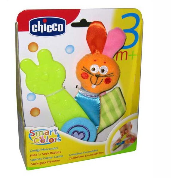 Chicco-ยางกัดกระต่าย Hide N Seek Rabbit