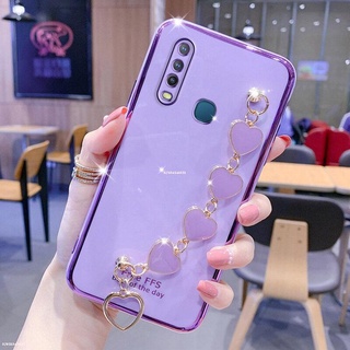 เคส VIVO Y15 Y12 Y17 Y11 สร้อยข้อมือหัวใจสำหรับเด็กหญิงและสตรี | HY Phone Case