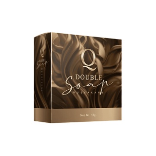 แท้-ส่งไว📢 (50g.) Q Double Soap สบู่คิว ล้างหน้า