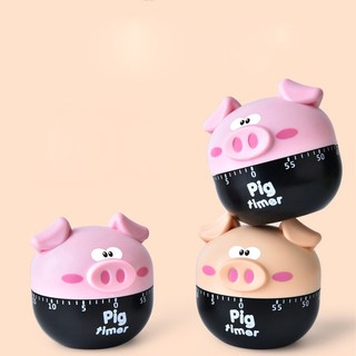 ใส่โคด:BAKESHVS404 (ลด 70 บาท)นาฬิกาจับเวลา Timer รูปหมู นาฬิกาจับเวลาทำขนม หมูสีชมพู