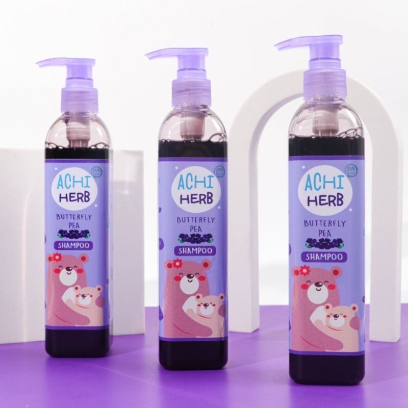 Achiherb แชมพูเร่งผมยาวเด็ก สมุนไพรอัญชันออแกนิก - Natkamon_Beauty ...