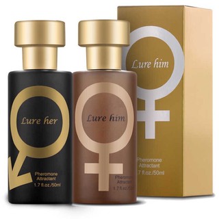 Pheromone Attractant perfume น้ำหอมน้ำหอม 2 กลิ่น Lure him and Lure her 50ML (1 pcs / price)