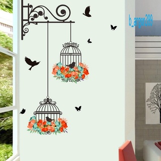 【AG】Birdcage Kids Room Bedroom Living Room Wall Sticker DIY Art Decals Home Decor