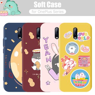 กรณี Cartoon Animal Cat Space Soft Phone Case OnePlus 6 6T 7 One Plus 7T 8 Pro