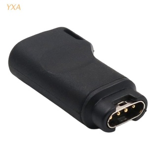 [Yxa] Usb Type C Female To 4Pin อะแดปเตอร์แปลงชาร์จแบตเตอรี่สําหรับ -Garmin Forerunner 945 Vivoactive3 Trainer Vivoactive 3 Fenix 5X Plus