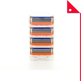 No Brand : GILFF5L* อะไหล่ใบมีดโกน Razor Blades (4 Count)  Compatible with Gillette Fusion 5 Layer Blades