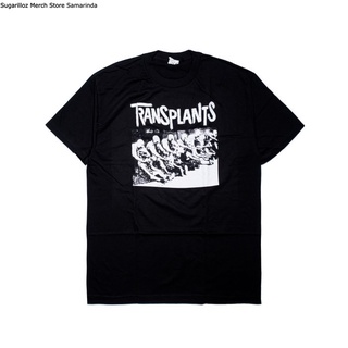 คอลูกเรือเสื้อยืดคอกลมเสื้อยืด พิมพ์ลาย TRANSPLANTS Them Young TS M สําหรับเด็กผ้าฝ้ายแท้