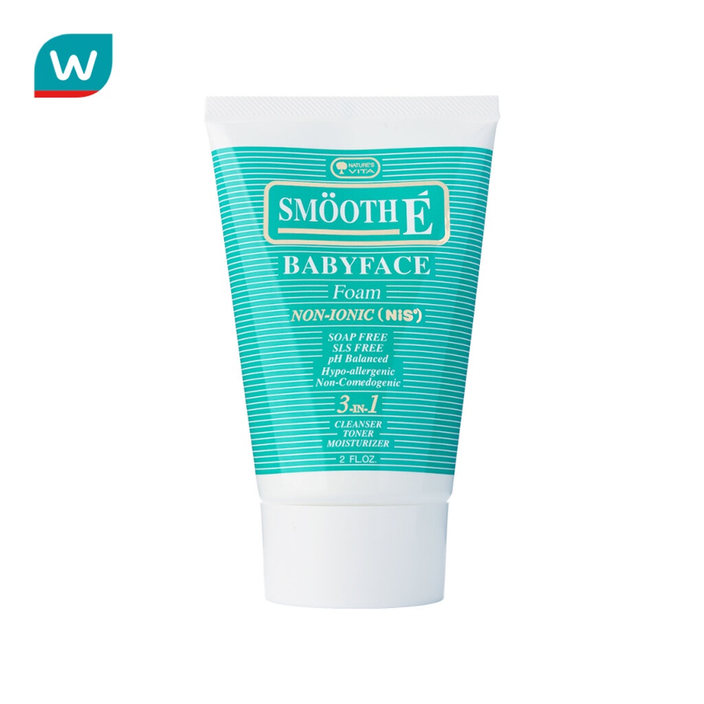 Smooth E สมูทอี เบบี้เฟซโฟม ขนาด 60กรัม