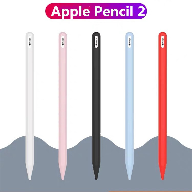 ราคาส่ง!เคสสำหร Apple Pencil 2  เคสปากกาซิลิโคน ดินสอ ปลอกปากกาซิลิโคน เคสปากกาCasePencil 2