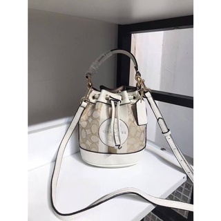 COACH DEMPSEY DRAWSTRING BUCKET 15 BAG