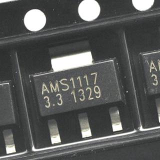 อุปกรณ์ควบคุมแรงดันไฟฟ้า 20 ชิ้น AMS 1117-3.3 V SOT-223 AMS 1117