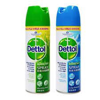 Flash sale Dettol เดทตอล สเปรย์ฆ่าเชื้อโรค ขายแยกชิ้นและแพ็คคู่ ดิสอินเฟคแทนท์  450มล.