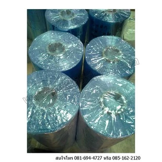ม้วนฟิล์มหด PVC ฟิล์มหดม้วน (ม้วนท่อ) หนัก 15-16 กก ฟิล์มหดรีดโค้ง PVC shrink film ม้วนละ 1700-2800 บาท