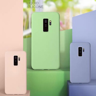 เคสโทรศัพท์ซิลิโคนแบบบางพิเศษสีแคนดี้สําหรับ samsung A6 Plus j8 2018 S9 Plus