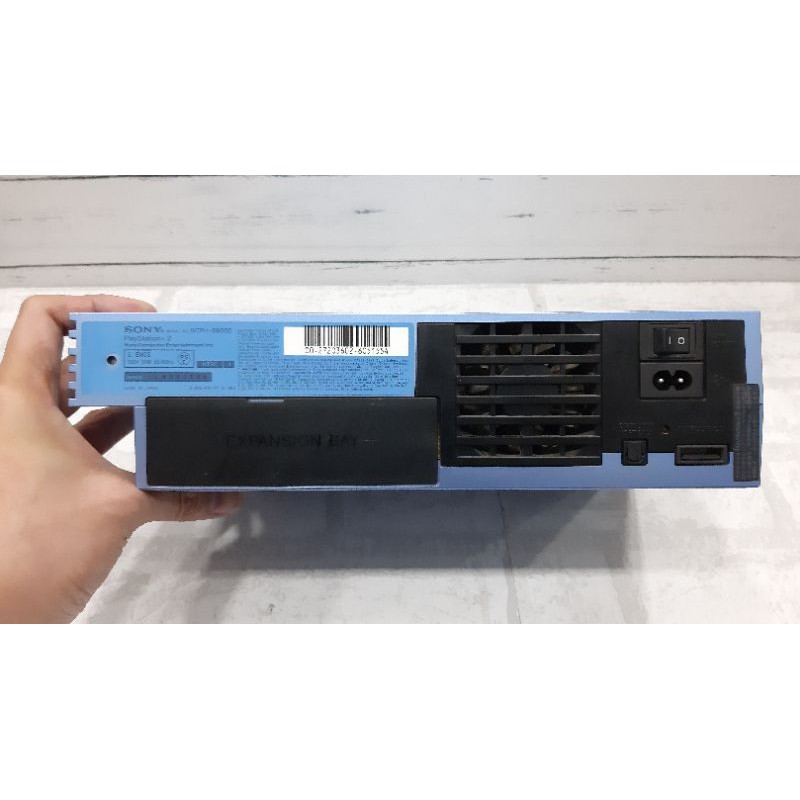 เคร อง Ps2 ร น Scph Aq Limited Aqua Blue Console เล นแผ นแท เล นแผ นก อปไม ได ต องเส ยบสเตปดาวน ม แถมให Shopee Thailand