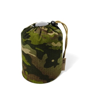 CAMP15 : Flat G Canister Camouflage bag (ถุงผ้าลายพรางใส่กระป๋องซาลาเปา)