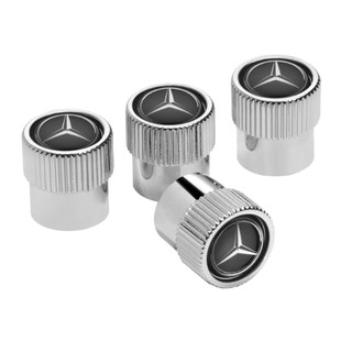 Valve cap set of 4 For Mercedes Benz ทุกรุ่ ฝาปิดที่เติมลมยาง