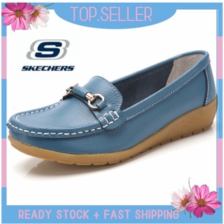 [พร้อมส่ง] *Skechers__go Walk Arch Fit รองเท้าแตะโลฟเฟอร์ ส้นแบน แบบสวม สําหรับผู้หญิง ผู้ชาย