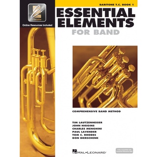 หนังสือเรียนดนตรี ESSENTIAL ELEMENTS FOR BAND – BARITONE T.C. BOOK 1 WITH EEI