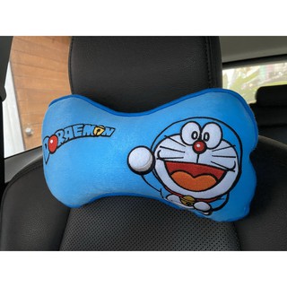 ลิขสิทธิ์แท้ โดราเอมอน หมอนรองคอ ทรงกระดูก ในรถยนต์ 1 ชิ้น โดเรมอน Doraemon 1 pc Car Neck Rest Cushion Head Pillow #I