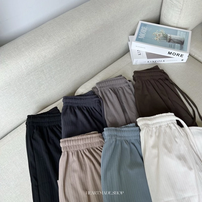 (B05) Heartmade - Cozy Pants พร้อมส่งครบสี 🙌🏻 (กางเกงผ้าร่องเล็ก ใส่สบายมาก) 💓💓