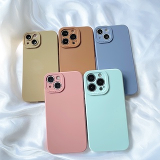 เคส สำหรับ ไอโฟน เคสซิลิโคน 13 promax สำหรับ iPhone case เคสนิ่ม เนื้อซิลิโคน สำหรับ iPhone พาสเทลเคส TPU-R1713