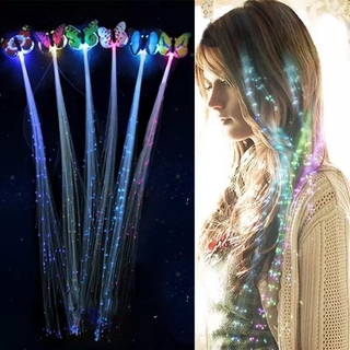 กิ๊บติดผม LED เรืองแสง แบบกระพริบ เครื่องประดับผม สําหรับสตรี
