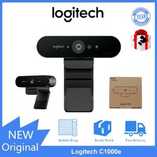Logitech BRIO C1000e 4K HD Webcam สำหรับการประชุมทางวิดีโอการบันทึกสตรีมมิ่งเข้ากันได้กับ chromacam สำหรับ Windows