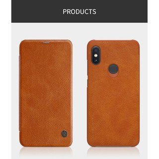 Xiaomi Redmi Note 6 Pro - เคสฝาพับ หนัง Nillkin QIN Leather Case แท้