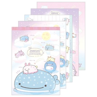 สมุดฉีก Memo Pad (มีทั้งหมด 4 ลายในเล่ม) Theme Jinbe-san และ Umi Usagi ลาย Jinbesan Type2 jb / Jinbesan