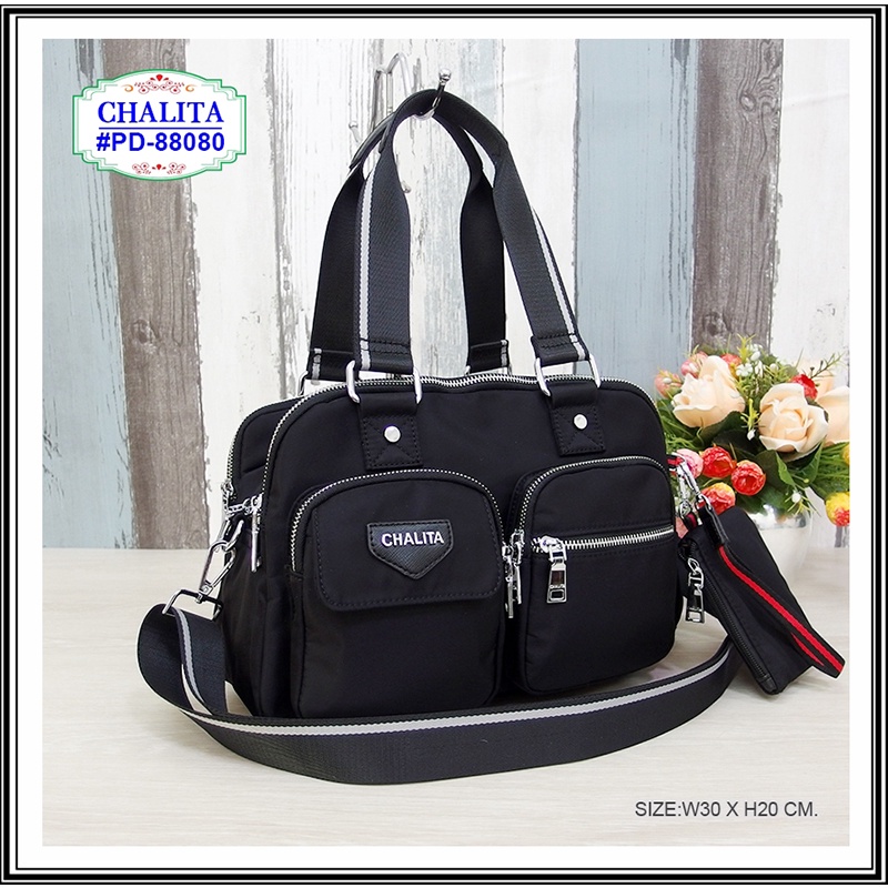 กระเป๋าทรงถือ รุ่น PD-88080 ยี่ห้อ CHALITA #มีเก็บปลายทาง #กระเป๋าถือ #กระเป๋าสะพาย #กระเป๋าสะพายข้าง