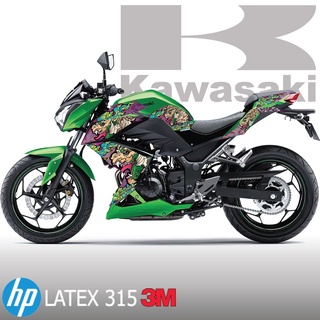 สติกเกอร์แต่งรถ Kawasaki Z300 Z250 ลายHanuman