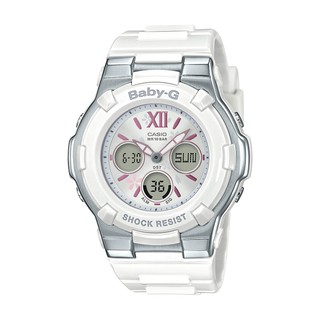 Baby-G นาฬิกาข้อมือ รุ่น BGA-110BL-7B สีขาว Fashion นาฬิกา ผู้หญิง