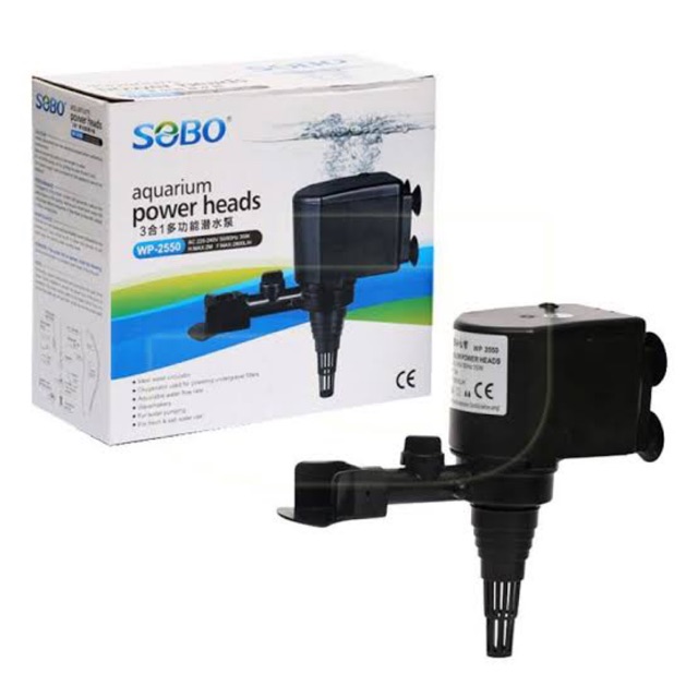 ปั๊มน้ำตู้ปลา SOBO WP 2550 ปั้มน้ำพุ-น้ำล้น wp2550