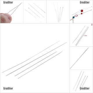 Eruditer 2/6 ชิ้น เข็มลูกปัดโค้ง ขนาดใหญ่ สําหรับร้อยลูกปัด และ