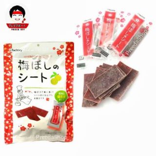 ของแท้จากญี่ปุ่น I Factory Umeboshi no Sheet บ๊วยแผ่น (EXP16.12.23) บ๊วยแผ่นญี่ปุ่น  บ๊วยญี่ปุ่น บ๊วย บ๊วยสามรส