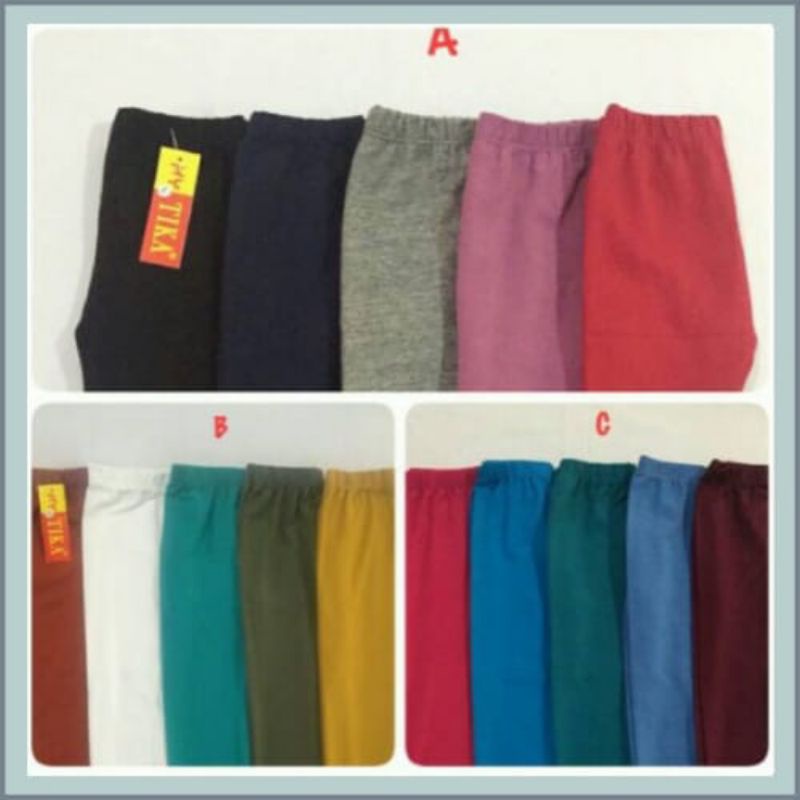 Katun [Safeea] Children& 39;s LEGGINGS [POLOS LENGTH SIZE XL/5 TH] [GIRLS& 39; COTTON MIX COLOR T-SH