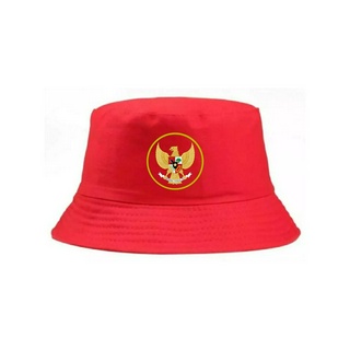 หมวกบักเก็ต ลาย BUCKET Distro Garuda Doadaku bhineka tunggal ika indonesia