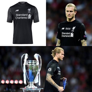 [ของแท้] เสื้อสีดำ Liverpool 125 ปี GK Away KIT 2017/18 มือหนึ่ง ของแท้ ป้ายห้อยใส่นัดชิง UCL เจอ Real Madrid